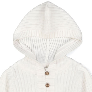 Hooded Henley Romper - Hope & Henry Baby