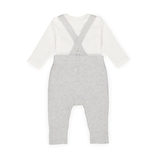 Rib Bodysuit and Sweater Overall Set - Hope & Henry Baby