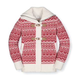 Toggle Sweater Cardigan with Zip - Hope & Henry Girl