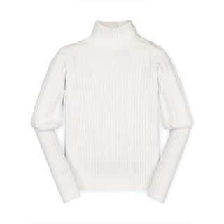 Balloon Sleeve Turtleneck Sweater - Hope & Henry Girl