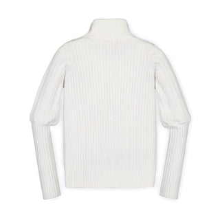 Balloon Sleeve Turtleneck Sweater - Hope & Henry Girl