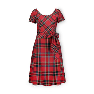 Short Sleeve A-Line Dress - Hope & Henry Women