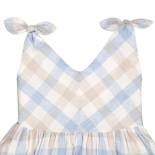 Bow Shoulder Swing Dress - Hope & Henry Girl