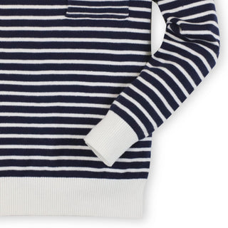 Fine Gauge Crew Neck Pocket Sweater - Hope & Henry Boy