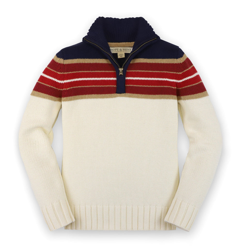 Half Zip Pullover Sweater | Hope & Henry Boy