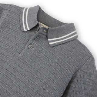 Short Sleeve Sweater Polo - Hope & Henry Boy