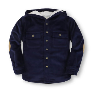 Hooded Corduroy Shirt Jacket - Hope & Henry Boy