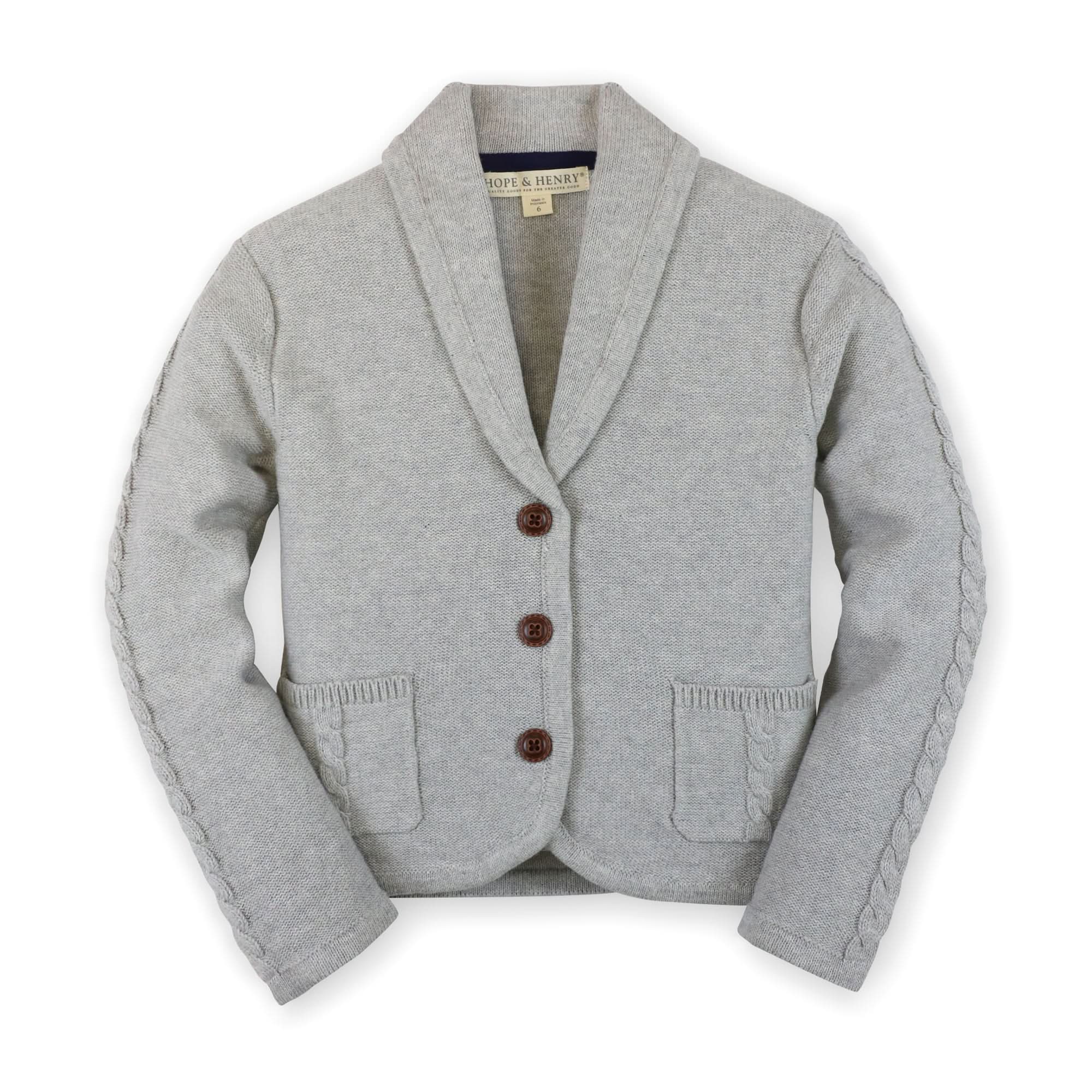 Cable Sweater Blazer – Hope Henry1