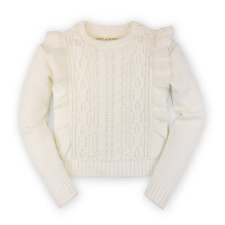 Pinafore Cable Sweater - Hope & Henry Girl