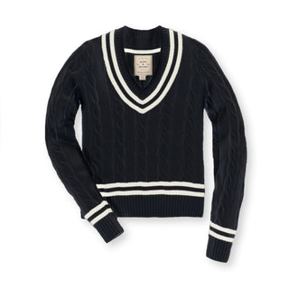 V-Neck Cricket Sweater - Hope & Henry Women