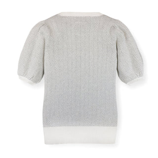 Short Puff Sleeve Sweater - Hope & Henry Women