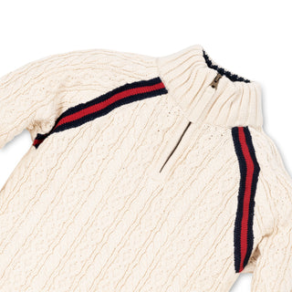 Half Zip Cable Pullover Sweater - Hope & Henry Boy