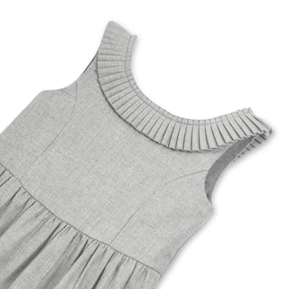 Pleated Collar Party Dress - Hope & Henry Girl