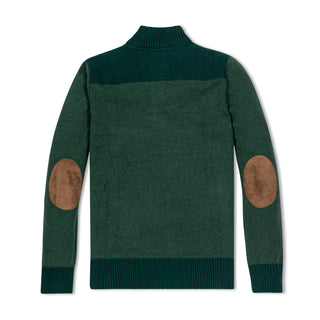 Contrast Sweater with Elbow Patches - Hope & Henry Men