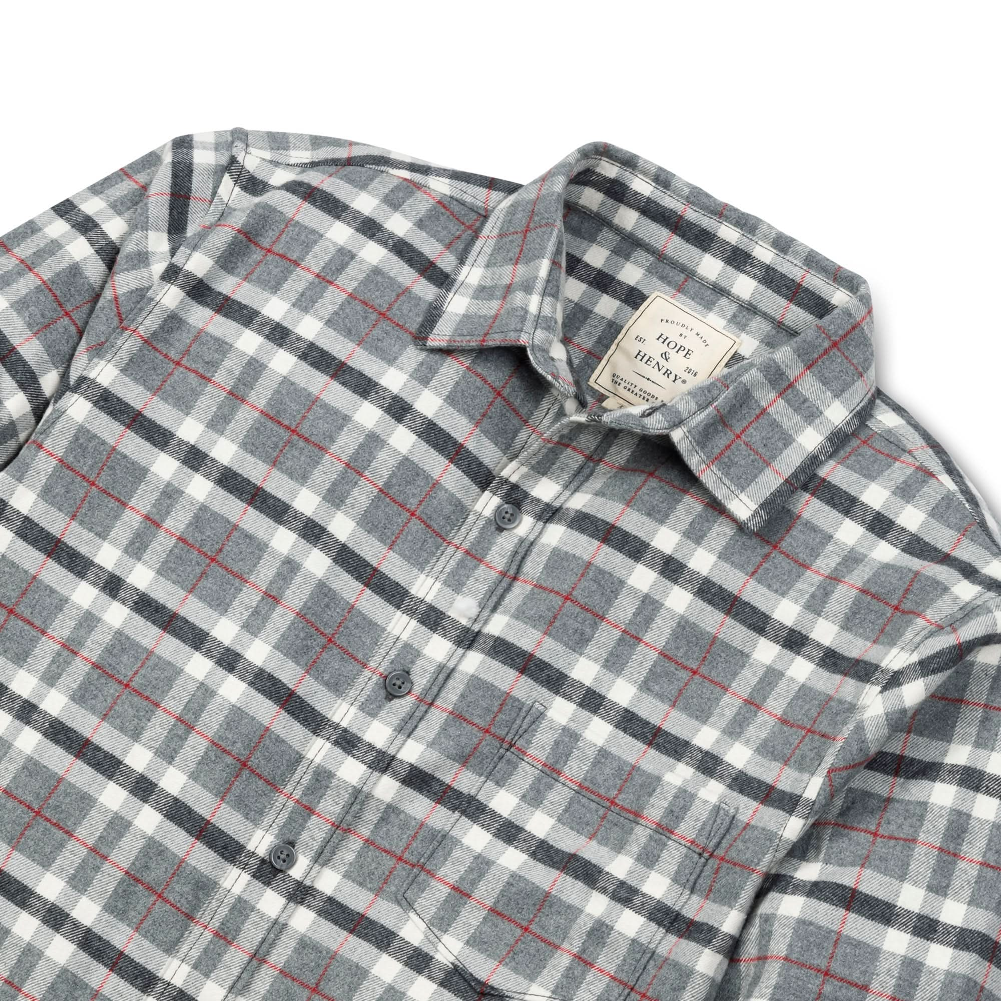 Flannel Shirt with Elbow Patches | Hope & Henry Men