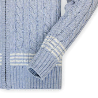 Zip-Up Textured Sweater - Hope & Henry Boy