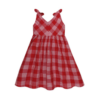 Bow Shoulder Swing Dress - Hope & Henry Girl