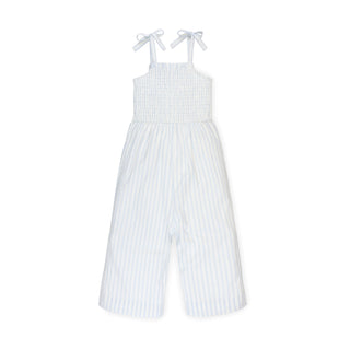 Smocked Button Front Jumpsuit - Hope & Henry Girl