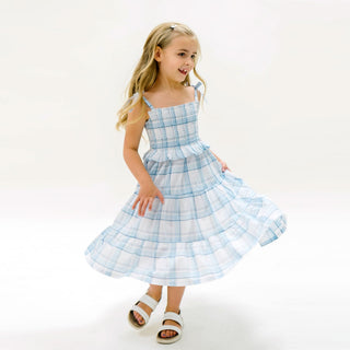 Smocked Tiered Dress - Hope & Henry Girl