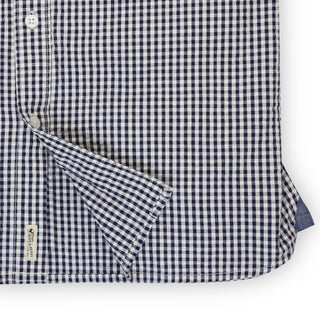 Seersucker Short Sleeve Button Down Shirt - Hope & Henry Men
