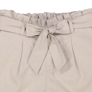 Linen Pull-On Paperbag Shorts - Hope & Henry Girl