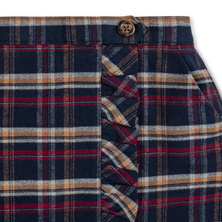 Flannel Ruffle Organic Skirt