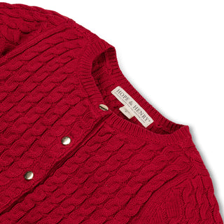 Classic Cable Organic Cardigan - Baby