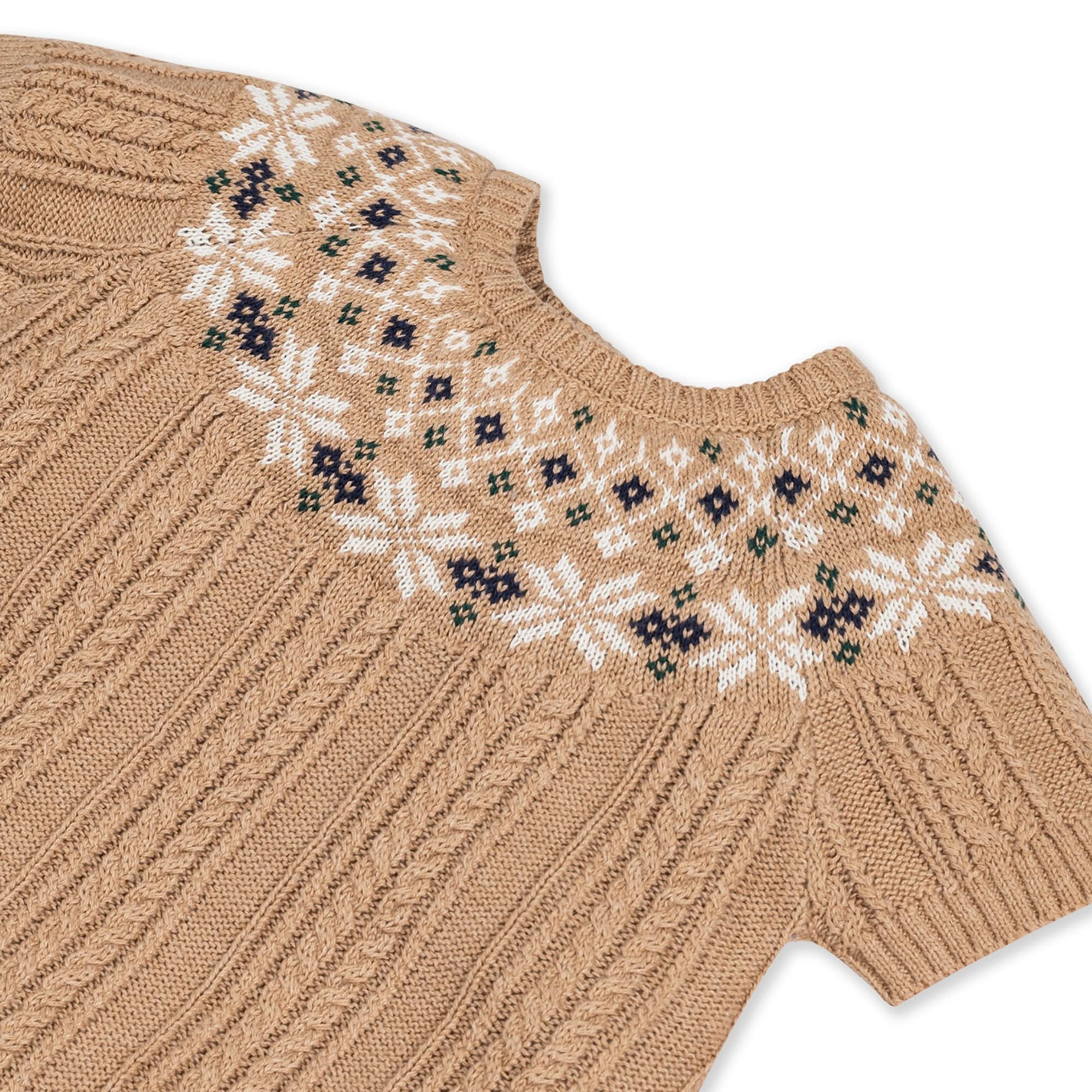 Hope & Henry - Girls Fair Isle Cable Organic Sweater Dress Hope & Henry - Girls Fair Isle Cable Organic Sweater Dress