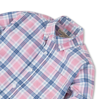 Stretch Poplin Button Down Shirt - Hope & Henry Boy