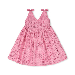 Bow Shoulder Swing Dress - Hope & Henry Girl