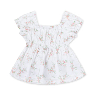 Smocked Puff Sleeve Top - Hope & Henry Girl