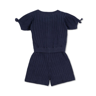 Button Front Sweater Romper