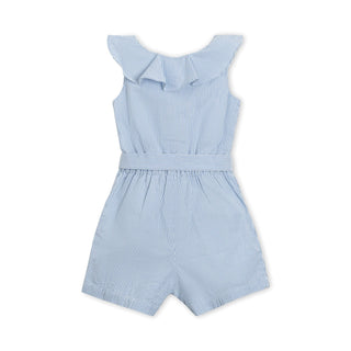 Ruffle Collar Button Front Romper - Hope & Henry Girl