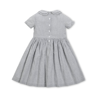 Peter Pan Collar Dress with Bow Sleeves - Hope & Henry Girl