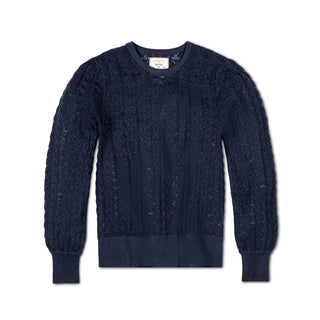 Organic Pointelle Sweater