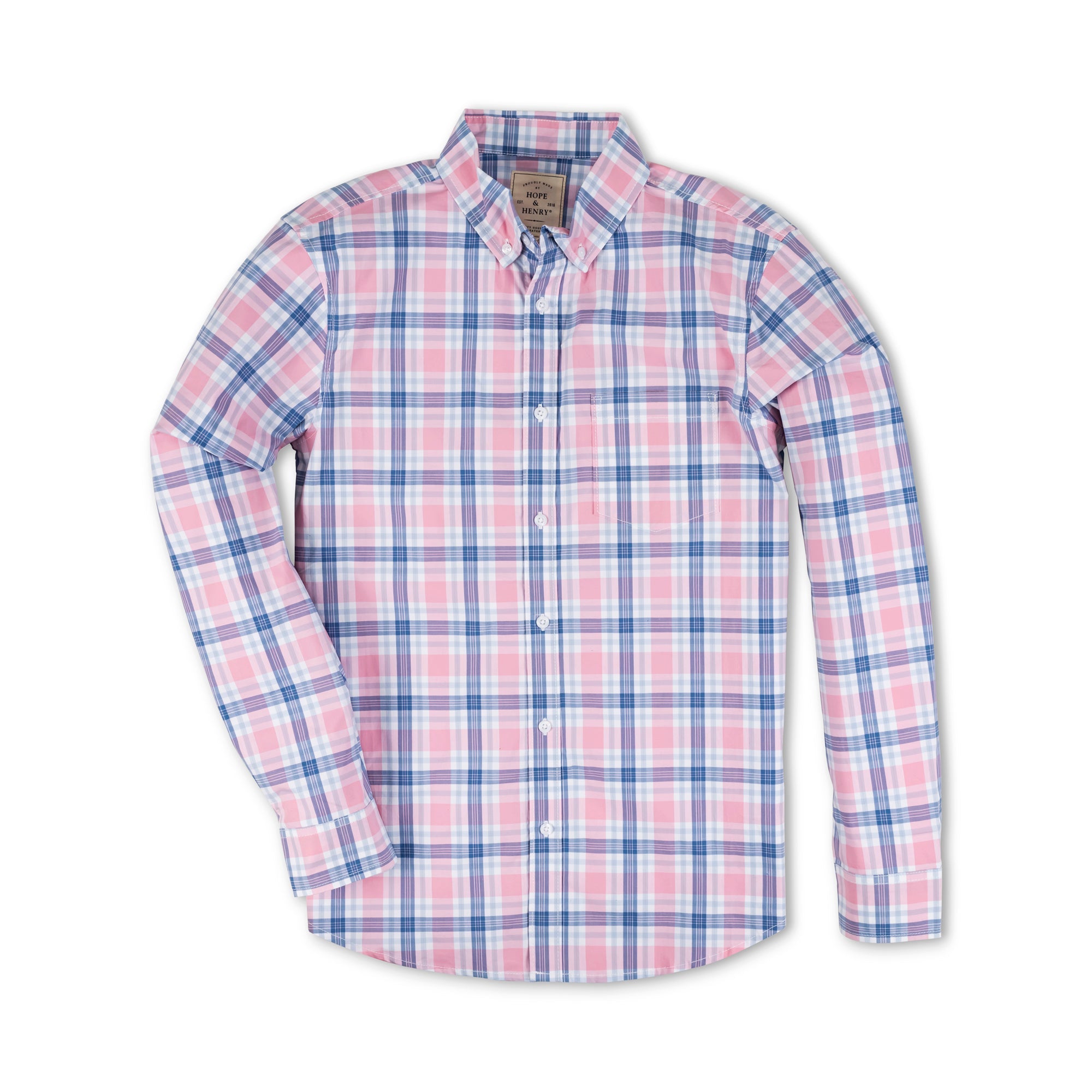 Stretch Poplin Button Down Shirt