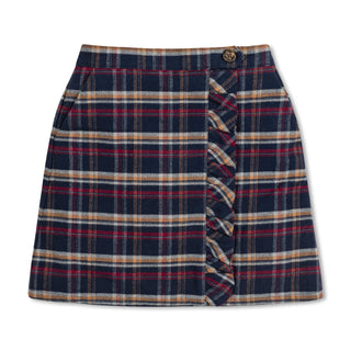 Flannel Ruffle Skirt