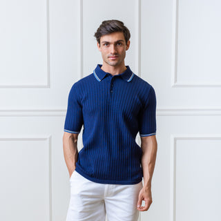Short Sleeve Sweater Polo