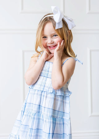 Smocked Tiered Dress - Hope & Henry Girl