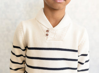 Shawl Collar Sweater - Hope & Henry Boy
