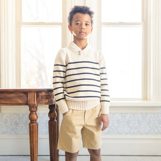 Shawl Collar Sweater - Hope & Henry Boy
