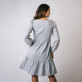 Tiered Flannel Dress - Hope & Henry Women