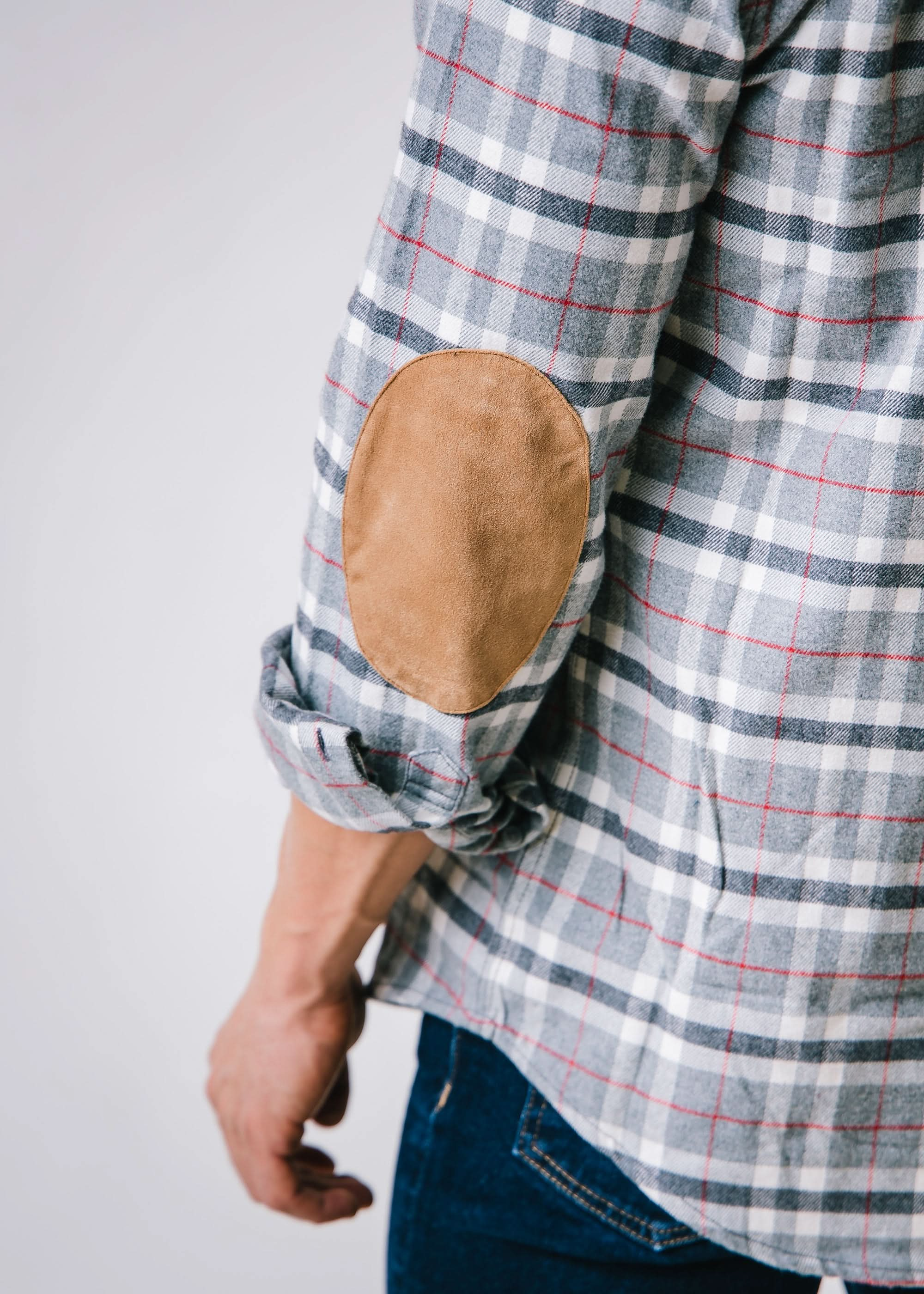 Flannel Shirt with Elbow Patches | Hope & Henry Men