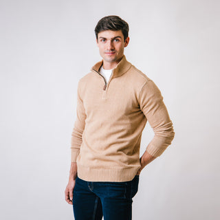 Half Zip Pullover Sweater - Hope & Henry Men