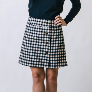 Flannel Mini Skirt - Hope & Henry Women