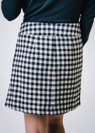 Flannel Mini Skirt - Hope & Henry Women