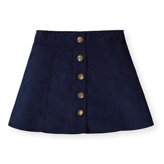 A-Line Snap Front Skirt - Hope & Henry Girl