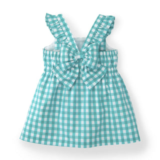 Apron Top | Green Gingham - Hope & Henry Girl