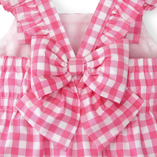Apron Top | Pink Gingham - Hope & Henry Girl