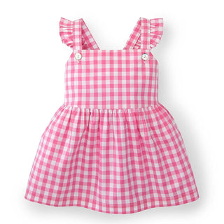 Apron Top | Pink Gingham - Hope & Henry Girl